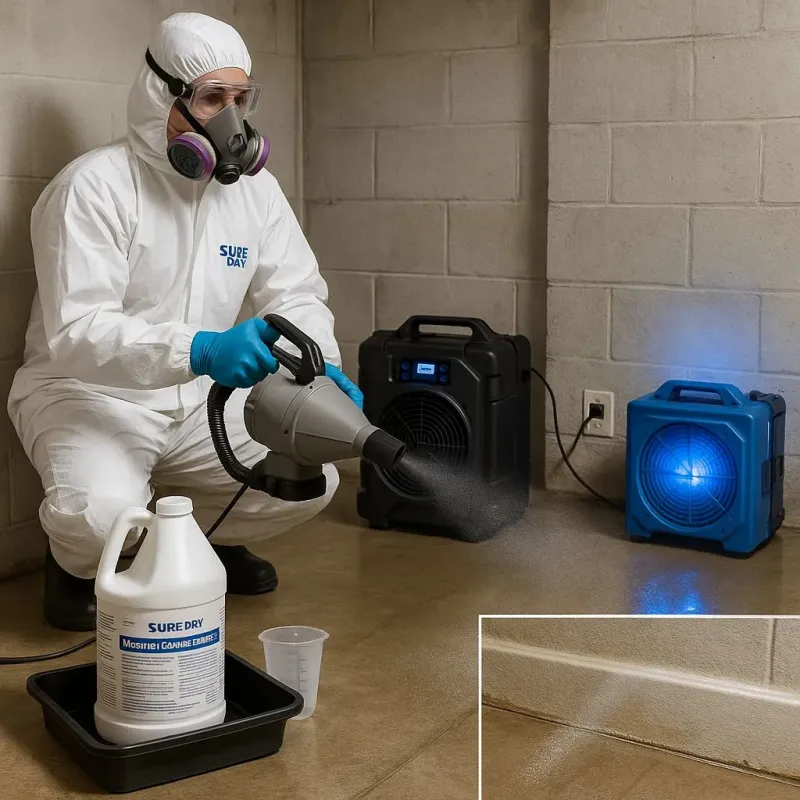 Sanitization and Odor Removal process in Exeter, CA
